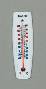 Red Liquid Filled Wall Thermometer