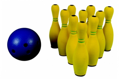 large ten pin bowling set